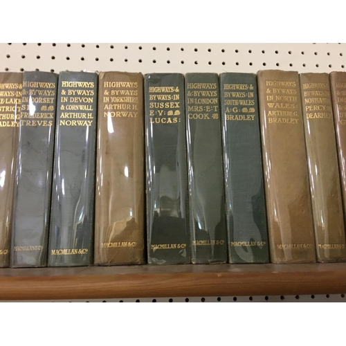 55 - Highways and Byways Series. London, 1903; Berkshire, 1906; Kent, 1907; Hampshire, 1908; Surrey, 1909... 