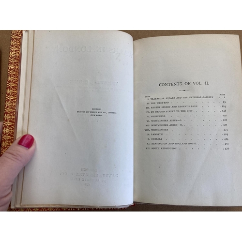 58 - Hare, Augustus J. Walks in London, 2 volumes, first edition, EXTRA-ILLUSTRATED with numerous engravi... 