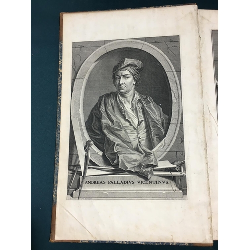 7 - Palladio, Andrea. The Architecture of A. Palladio; In Four Books, 4 parts bound in one, second Engli... 