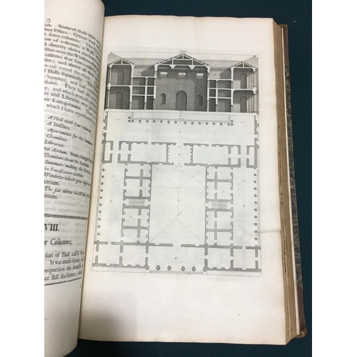 7 - Palladio, Andrea. The Architecture of A. Palladio; In Four Books, 4 parts bound in one, second Engli... 