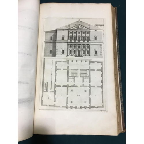 7 - Palladio, Andrea. The Architecture of A. Palladio; In Four Books, 4 parts bound in one, second Engli... 