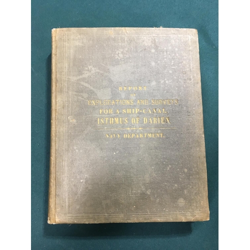 95 - Panama Canal. A collection of c. 100 volumes, including: Selfridge, Thomas Oliver. Reports of Explor... 