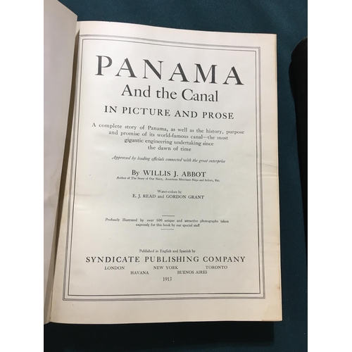 95 - Panama Canal. A collection of c. 100 volumes, including: Selfridge, Thomas Oliver. Reports of Explor... 