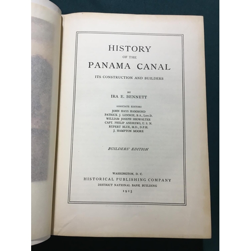 95 - Panama Canal. A collection of c. 100 volumes, including: Selfridge, Thomas Oliver. Reports of Explor... 