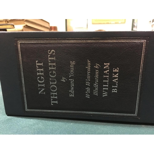 35 - Young, Edward and William Blake. Night Thoughts, 2 volumes, number 451 of 1000 copies, coloured plat... 