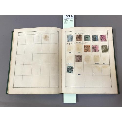 112 - 'Lincoln' Stamp Album with a Good Selection of Late 19th Century Stamps