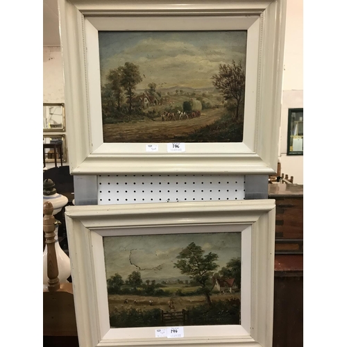 174 - C*** Cook, Four Country Landscapes, Signed, Oil on Canvas