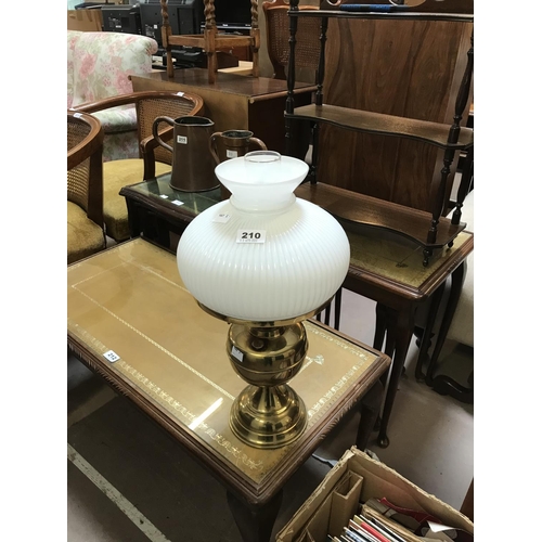 210 - Modern Brass Oil Lamp