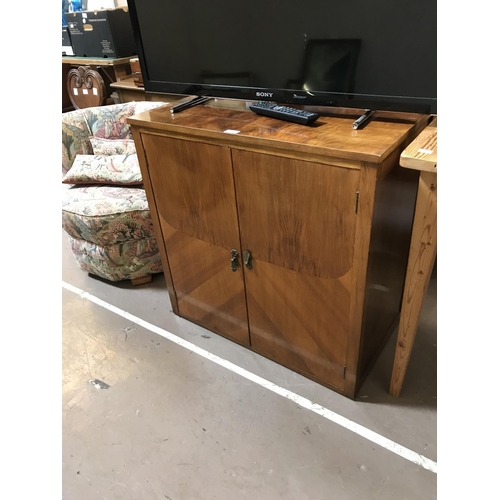 217 - Three Reproduction Chests of Drawers and an Oak Cupboard