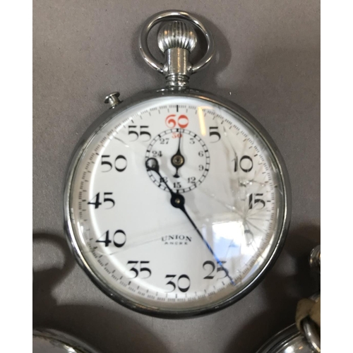 75 - Union Stop Watch and Two Other Stopwatches