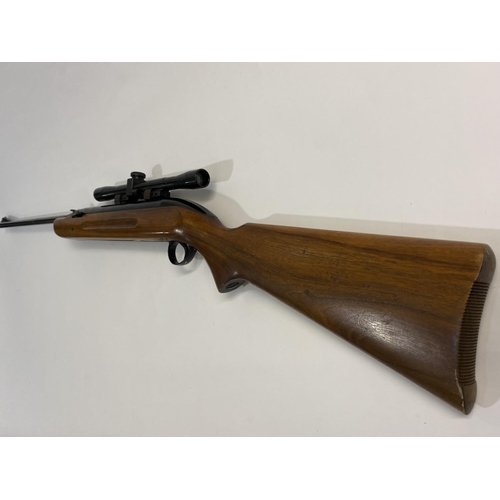 452 - A BSA AIRSPORT .22 AIR RIFLE. A .22 Airsport Air Rifle with rotating loading action, numbered GD2994... 