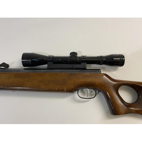 453 - A GERMAN WEIHRAUCH .22 AIR RIFLE. A break barrel air rifle with a 50cm barrel marked HW 35, Made in ... 