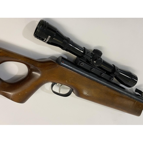 453 - A GERMAN WEIHRAUCH .22 AIR RIFLE. A break barrel air rifle with a 50cm barrel marked HW 35, Made in ... 