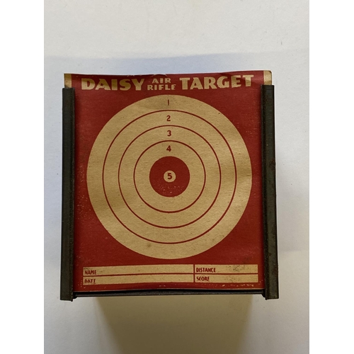 474 - AN AMERICAN 'DAISY' BELL TARGET. A boxed Daisy air rifle target, the metal frame containing a bell m... 