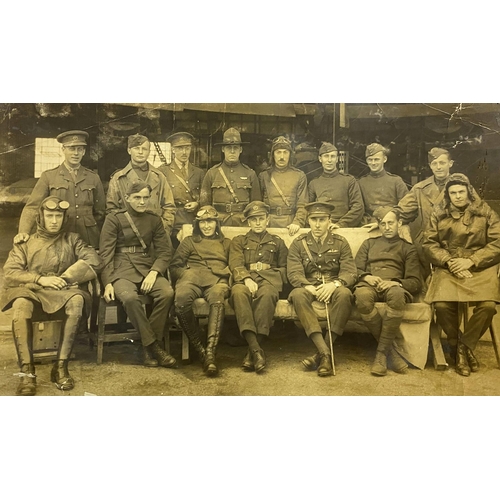 672 - AN ALBUM OF FIRST WORLD WAR ROYAL FLYING CORPS PHOTOGRAPHS. A collection of photographs, pages and l... 