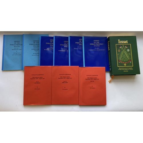 A COLLECTION OF INDIAN ARMY REFERENCE WORK Ashok Nath Izzat 'Historical ...