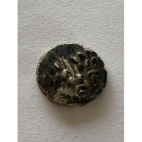 945 - CELTIC BRITAIN: A DUROTRIGES BILLON STATER. A Durotriges Billon Stater c.50 BC - 50 AD. c.3.57g (S.3... 