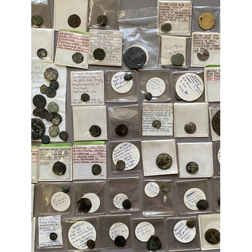 957 - A COLLECTION OF ROMAN AND OTHER ANCIENT COINS. A collection of mixed Roman and other coins to includ... 