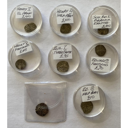 961 - A COLLECTION OF HAMMERED SMALL SILVER.  A collection of hammered silver coins to include a James I p... 