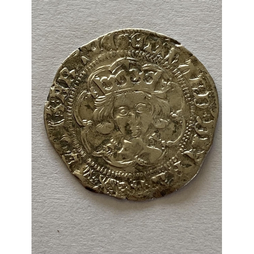 974 - AN EDWARD IV (1641-70 FIRST REIGN) GROAT. An Edward IV Groat, Light Coinage, London Mint, mm. Rose. ... 