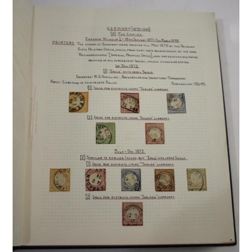 1408 - GERMAN & AUSTRIAN STAMP COLLECTION a large and comprehensive collection of 13 albums with used and m... 