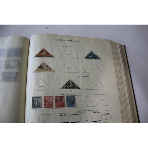 1436 - STAMP ALBUMS including a New Ideal Postage Stamp Album, with 19thc and 20thc used and mint stamps in... 