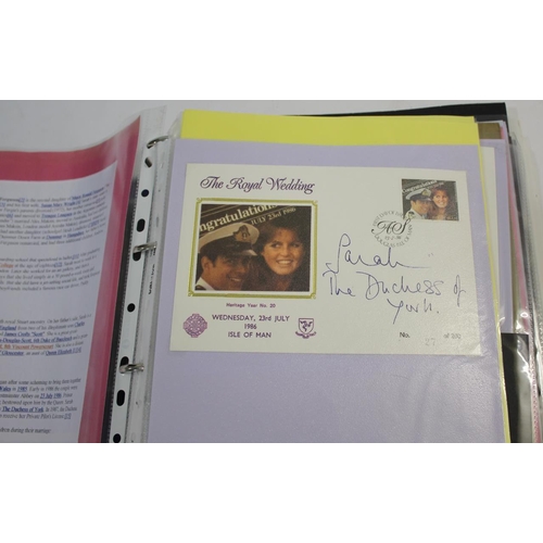 1447 - ROYAL AUTOGRAPHS, OTHER AUTOGRAPHS & FIRST DAY COVERS an album with Royal related signed items, incl... 