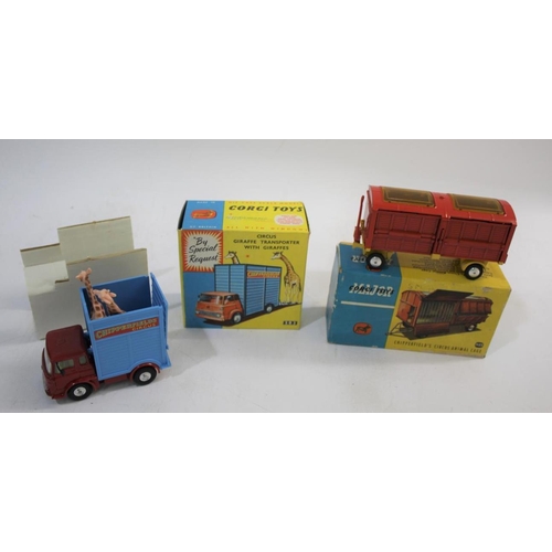 1471 - CORGI TOYS - CIRCUS GIRAFFE TRANSPORTER two boxed models, 503 Circus Giraffe Transporter with Giraff... 