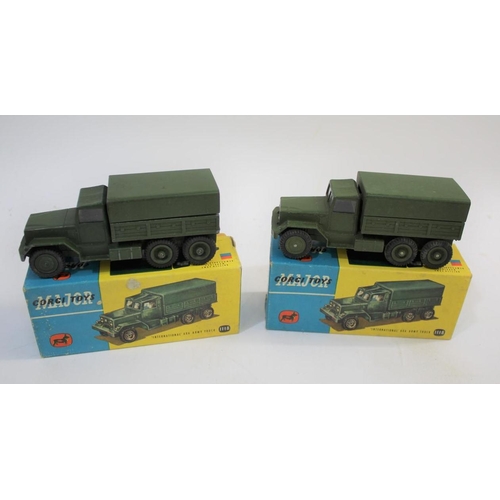 1473 - CORGI TOYS - ARMY TRUCK two boxed trucks, 1118 International 6x6 Army Truck. (2)