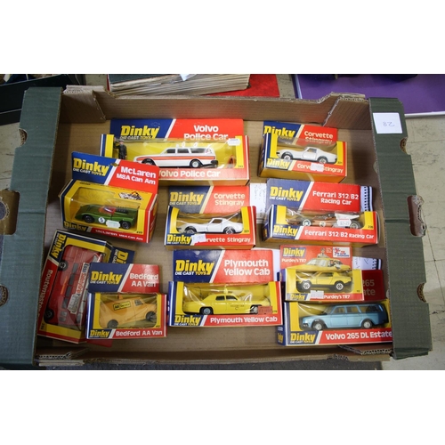 1484 - BOXED DINKY TOYS approx 23 various boxed models including 304 Fire Rescue Truck, 440 Ford Tipper Tru... 