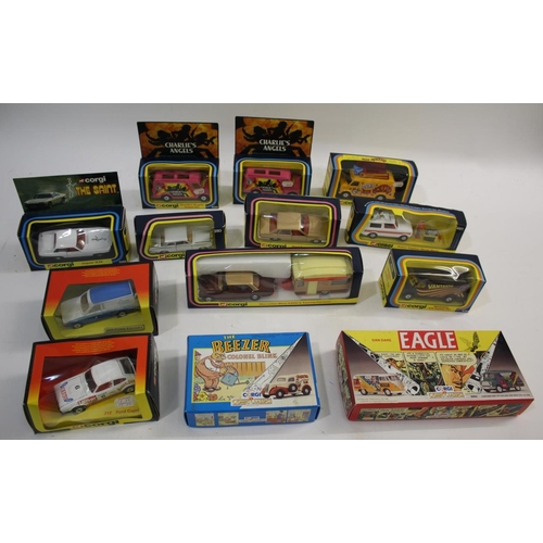 1487 - CORGI BOXED CARS various approx 24 boxed models including 434 Charlies Angels (x2), GS24 Touring Car... 