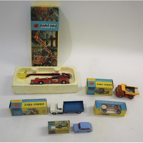 1488 - CORGI BOXED TOYS including 1127 Simon Snorkel Fire Engine, 483 Dodge Kew Fargo, 494 Bedford Tipper T... 