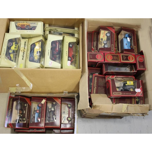 1489 - MATCHBOX MODELS OF YESTERYEAR 3 boxes with a variety of boxed models (red and yellow boxes), includi... 