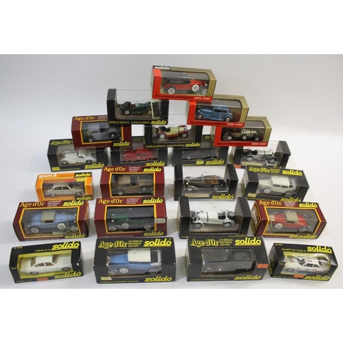 1497 - SOLIDO BOXED DIE CAST CARS approx 36 boxed Solido boxed cars, including 156 Desenberg, 144 Voisin, 1... 