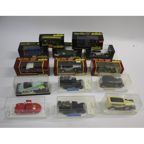 1497 - SOLIDO BOXED DIE CAST CARS approx 36 boxed Solido boxed cars, including 156 Desenberg, 144 Voisin, 1... 