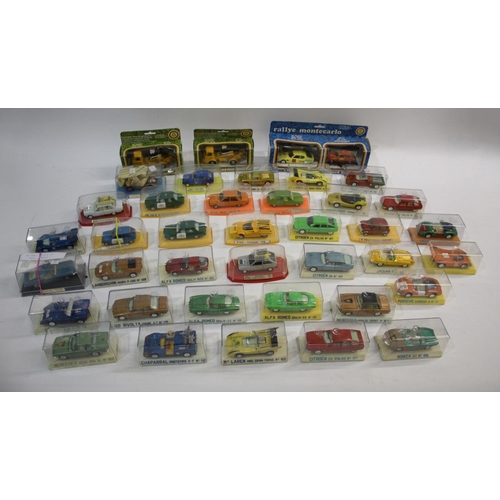 1504 - JOAL, MIRA & PILEN BOXED CARS - SPAIN approx 39 boxed Joal, Mira, Pilen, and Intercars boxed cars, a... 