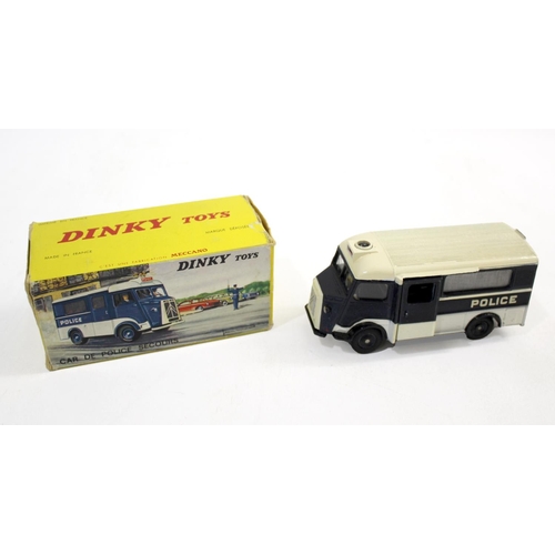 1515 - FRENCH BOXED DINKY TOY - POLICE VAN a boxed 566 Citreon H Cirrus Police Van.