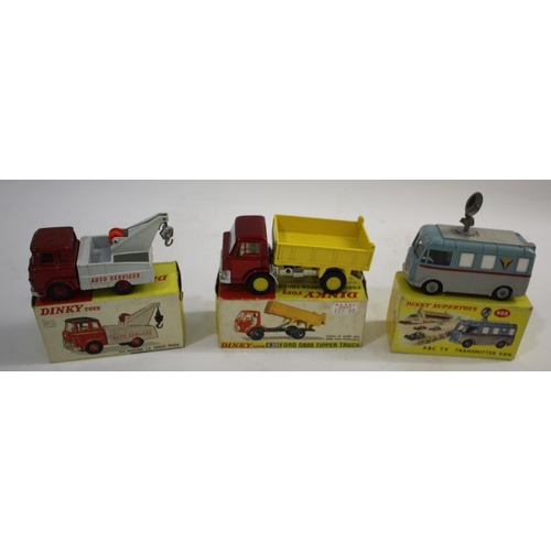 1516 - DINKY TOYS  3 boxed items, 434 Bedford T K Crash Truck (Auto Services), 438 Ford Tipper Truck (red c... 