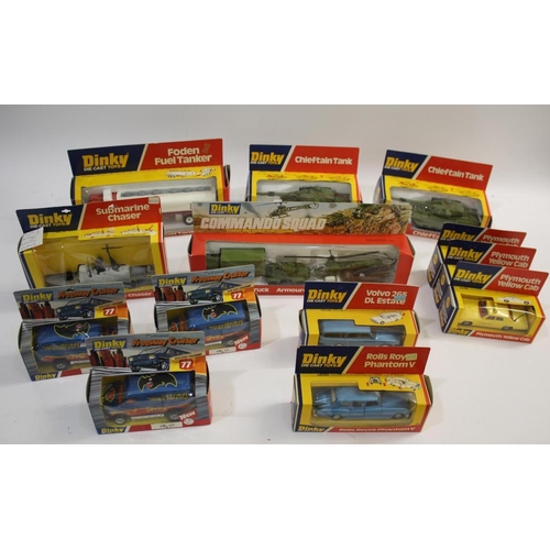 1519 - BOXED DINKY TOYS 21 boxed models including 950 Foden Tanker Burmah, 683 Chieftain Tank (x2), 303 Arm... 