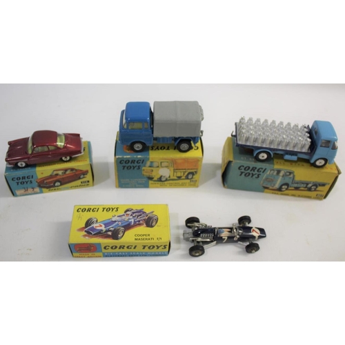 1548 - CORGI TOYS 4 boxed items, 457 E.R.F Model 44G Platform Lorry, 156 Cooper Maserati, 316 NSU Sport Pri... 