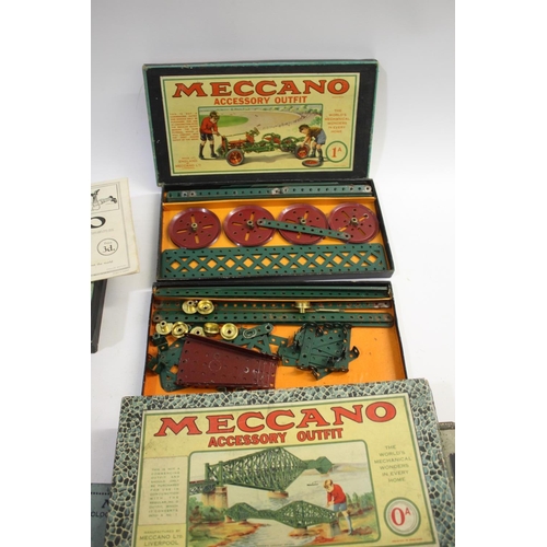 1568 - MECCANO BOXED SETS including Meccano Accessory Outfit 2A, Meccano Accessory Outfit 1A, Accessory Out... 