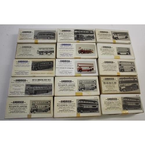 1610 - ANBRICO BOXED BUS KITS 15 boxed metal bus kits, all look unused and some not opened. Including Leyla... 