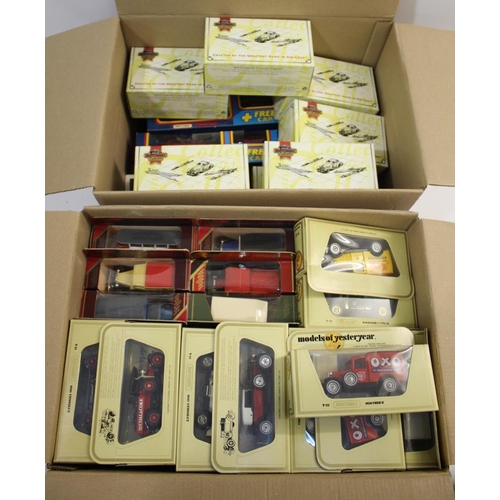 1614 - MATCHBOX BOXED CARS 2 boxes of boxed cars, including 8 boxed Matchbox Collectibles (YET01-M, YET02-M... 