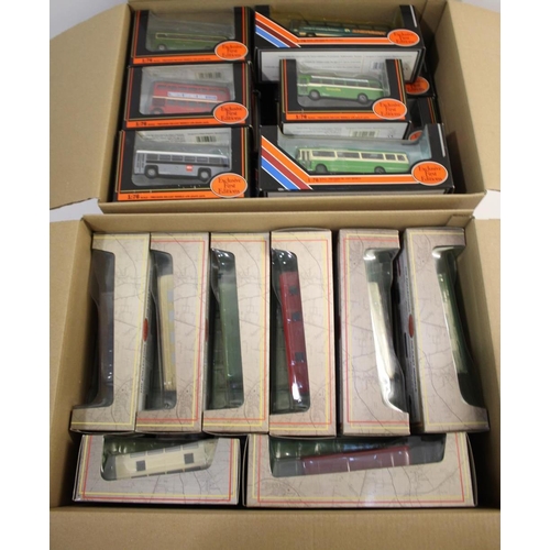 1621 - GILBOW EXCLUSIVE FIRST EDITIONS - BOXED BUSES 2 boxes of approx 54 boxed model buses, including 1440... 