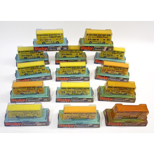 1623 - DINKY TOYS - BOXED ATLANTEAN BUS 'YELLOW PAGES' 14 boxed models, 295 Atlantean Bus Yellow Pages, cir... 