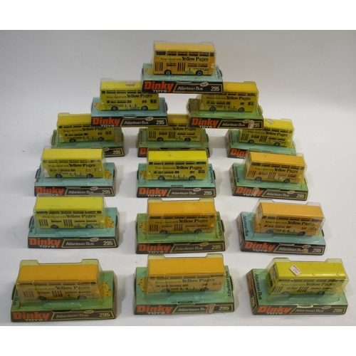 1624 - BOXED DINKY TOYS - ATLANTEAN BUS - 'YELLOW PAGES' 15 boxed models 295 Atlantean Bus Yellow Pages, ci... 