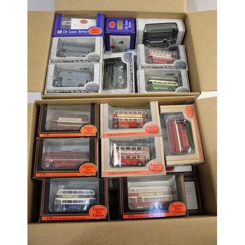 1627 - GILBOW EXCLUSIVE FIRST EDITIONS - BOXED BUSES 2 boxes with approx 50 boxed model buses, including 9 ... 