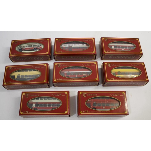 1634 - ABC TRADITIONAL BUSES 2 boxes of model buses, including 8 boxed ABC Traditional buses including 5301... 