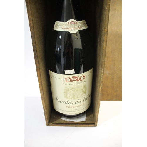 1900 - ESCADAS DA BEIRO - LARGE BOTTLE OF RED WINE, 1980 a large 6 litre bottle of Escadas Da Beiro, Vinho ... 