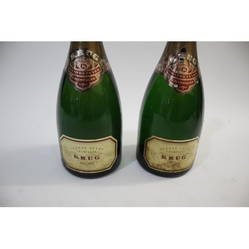 1912 - KRUG GRANDE CUVEE CHAMPAGNE two bottles of Krug Grande Cuvee Champagne, both 75cl bottles. (2)